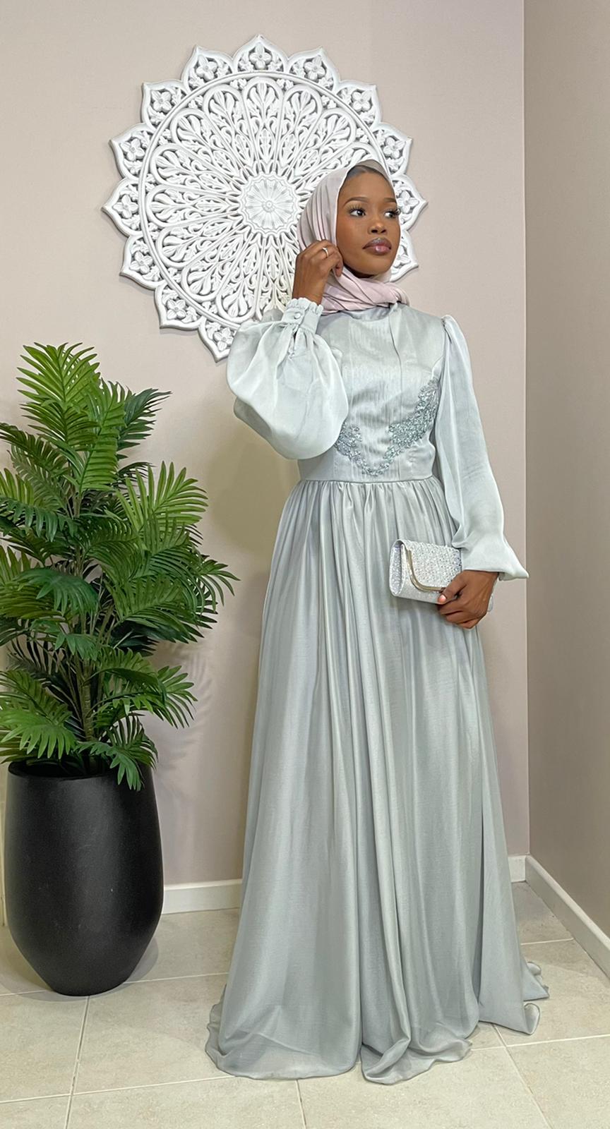 Suzan Silver Formal Dress
