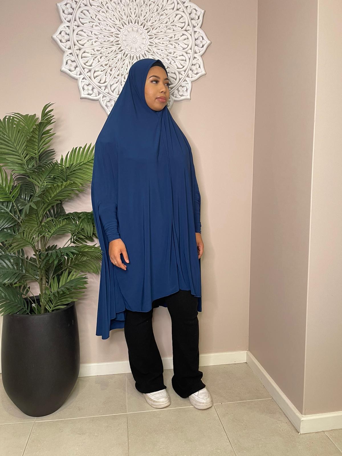 teal sleeved jilbab